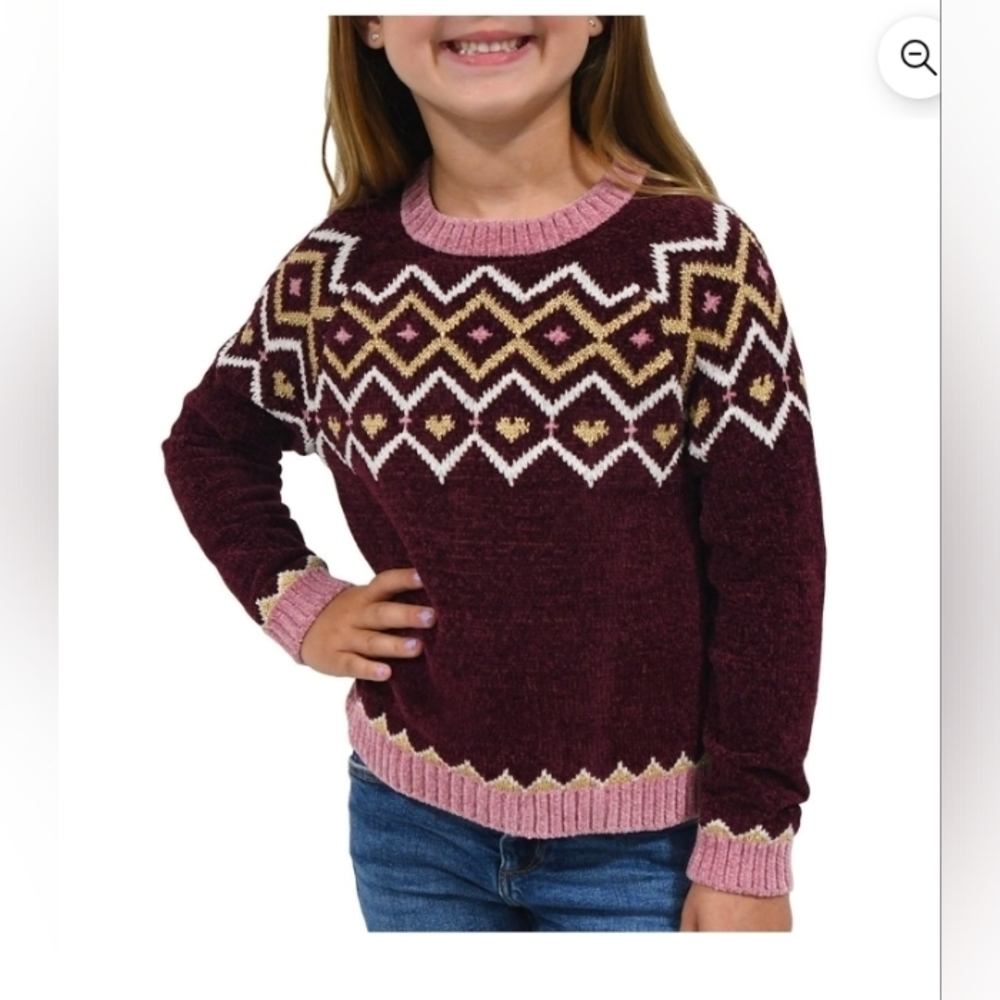 Zunie Girl Holiday Sweater